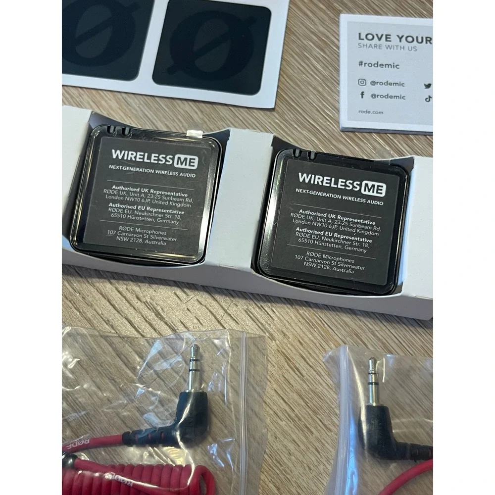 Rode‎ Wireless ME Compact Wireless Microphone System Black Audio Kit WME H76